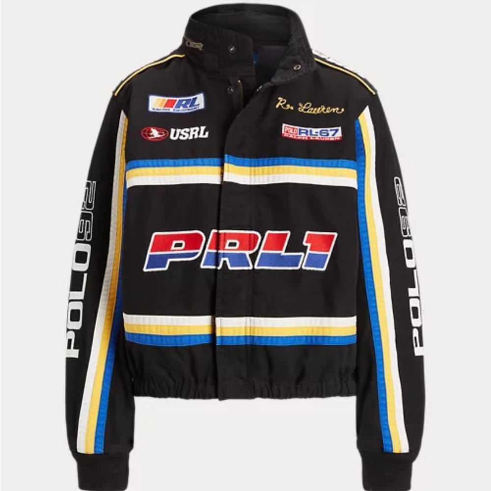 Women’s Ralph Lauren Logo Canvas Racing Jacket